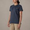 Dickies Women’s Short Sleeve Heavyweight Pocket T-Shirt(Airforce Blue)