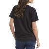Dickies Women’s Short Sleeve Heavyweight Pocket T-Shirt(Black)