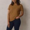 Dickies Women’s Short Sleeve Heavyweight Pocket T-Shirt(Brown Duck)