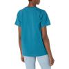 Dickies Women’s Short Sleeve Heavyweight Pocket T-Shirt(Deep Sky Blue)