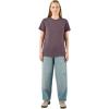 Dickies Women’s Short Sleeve Heavyweight Pocket T-Shirt(Fig Heather)