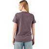 Dickies Women’s Short Sleeve Heavyweight Pocket T-Shirt(Fig Heather)