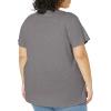 Dickies Womens Women’s Plus Short Sleeve V-Neck T-Shirt(Graphite)