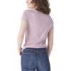 Dickies Womens Women’s Plus Short Sleeve V-Neck T-Shirt(Mauve Shadows)