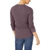 Dickies womens Long Sleeve Crew Neck Thermal Shirt(Dusty Violet Single Dye)