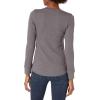 Dickies womens Long Sleeve Crew Neck Thermal Shirt(Graphite Single Dye)
