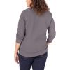 Dickies womens Long Sleeve Crew Neck Thermal Shirt(Graphite Single Dye)