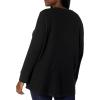 Dickies womens Long Sleeve Crew Neck Thermal Shirt(Knit Black)