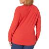Dickies womens Long Sleeve Crew Neck Thermal Shirt(Molten Lava Heather)