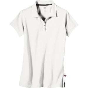 Dickies Women’s Pique Polo(White)