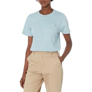 Dickies Women’s Short Sleeve Heavyweight Pocket T-Shirt(Dockside Blue)