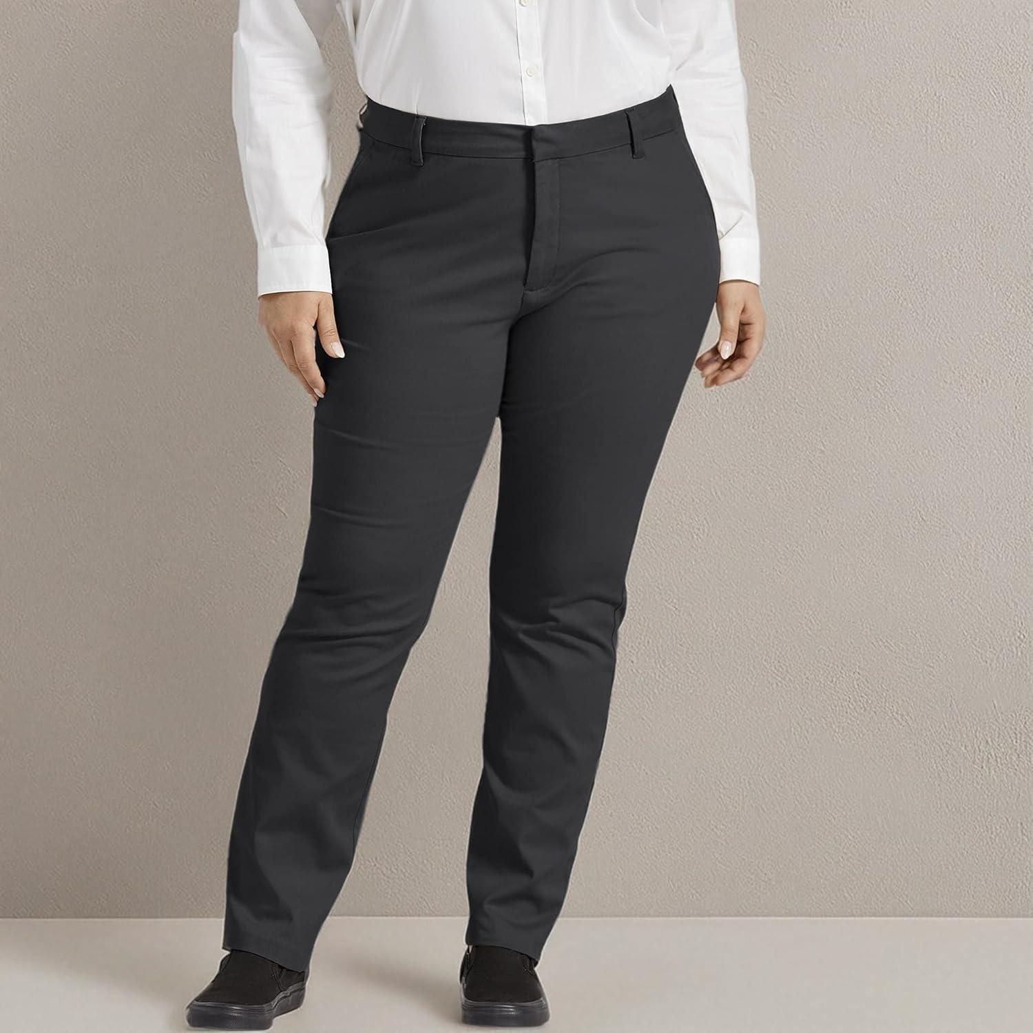 image:imageDickies Womens Perfect Shape Bootcut Twill Pant PlusRinsed Black