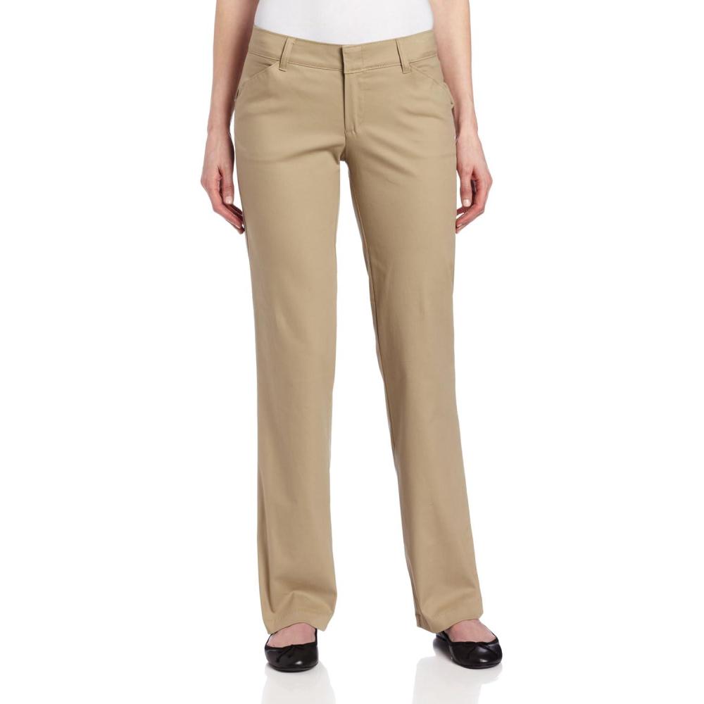image:imageDickies Womens PlusSize Relaxed Straight Stretch Twill PantDesert SandKhaki