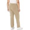 Dickies Womens Perfect Shape Straight Twill Pant – Plus(Rinsed Oxford Stone)