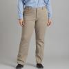Dickies Womens Perfect Shape Straight Twill Pant – Plus(Rinsed Oxford Stone)