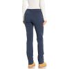 Dickies Women’s Perfect Shape Straight Twill Pant(Rinsed Navy)