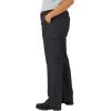 Dickies Womens Plus Size Relaxed Straight Carpenter Duck Pant(Rinsed Black)