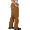 Dickies Womens Plus Size Relaxed Straight Carpenter Duck Pant(Rinsed Brown Duck)