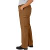 Dickies Womens Plus Size Relaxed Straight Carpenter Duck Pant(Rinsed Brown Duck)