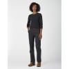 Dickies Womens Relaxed Straight Carpenter Duck Pant(Rinsed Black)