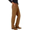 Dickies Womens Relaxed Straight Carpenter Duck Pant(Rinsed Brown Duck)