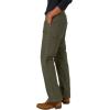 Dickies Womens Relaxed Straight Carpenter Duck Pant(Rinsed Moss Green)