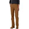 Dickies Womens Relaxed Straight Carpenter Duck Pant(Rinsed Brown Duck)
