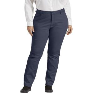 Dickies Womens Perfect Shape Bootcut Twill Pant – Plus(Rinsed Navy)