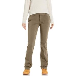 Dickies Womens Perfect Shape Bootcut Twill Pant(Rinsed Oxford Stone)