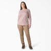 Women’s Plus Long Sleeve Thermal Shirt(Peach Whip)