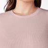 Women’s Plus Long Sleeve Thermal Shirt(Peach Whip)