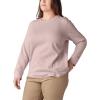 Women’s Plus Long Sleeve Thermal Shirt(Peach Whip)