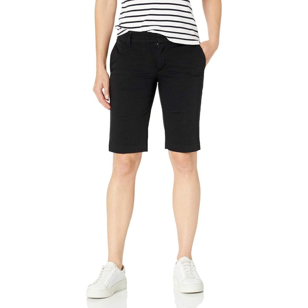 image:imageDickies Womens Perfect Shape Twill Bermuda ShortsBlack