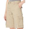 Dickies Women’s 11″ Relaxed Stretch Cargo Shorts(Desert Sand)