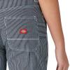 Dickies Women’s Carpenter Short(Rinsed Hickory Stripe)