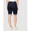 Dickies Women’s Perfect Shape Denim Bermuda Shorts(Stonewashed Indigo Blue)