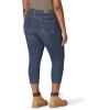 Dickies Women’s Perfect Shape Denim Capri Pant(Stonewashed Indigo Blue)