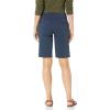 Dickies Women’s Perfect Shape Twill Bermuda Shorts(Rinsed Navy)