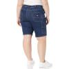 Dickies Women’s Plus Size Carpenter Short(Dark Stonewash)