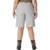 Dickies Women’s Plus Size Carpenter Short(Rinsed Alloy)