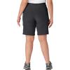 Dickies Womens Plus Size Temp-iq Cargo Short(Black V1)