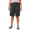 Dickies Womens Plus Sized Stretch Cargo 11” Relaxed Short(Black)
