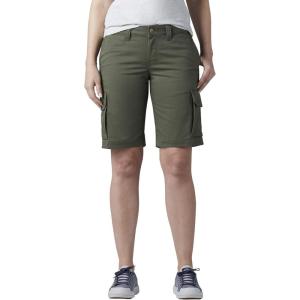 Dickies Women’s 11″ Relaxed Stretch Cargo Shorts(Grape Leaf)
