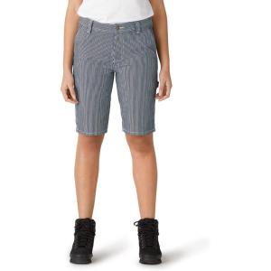 Dickies Women’s Carpenter Short(Rinsed Hickory Stripe)