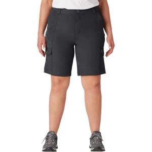 Dickies Womens Plus Size Temp-iq Cargo Short(Black V1)