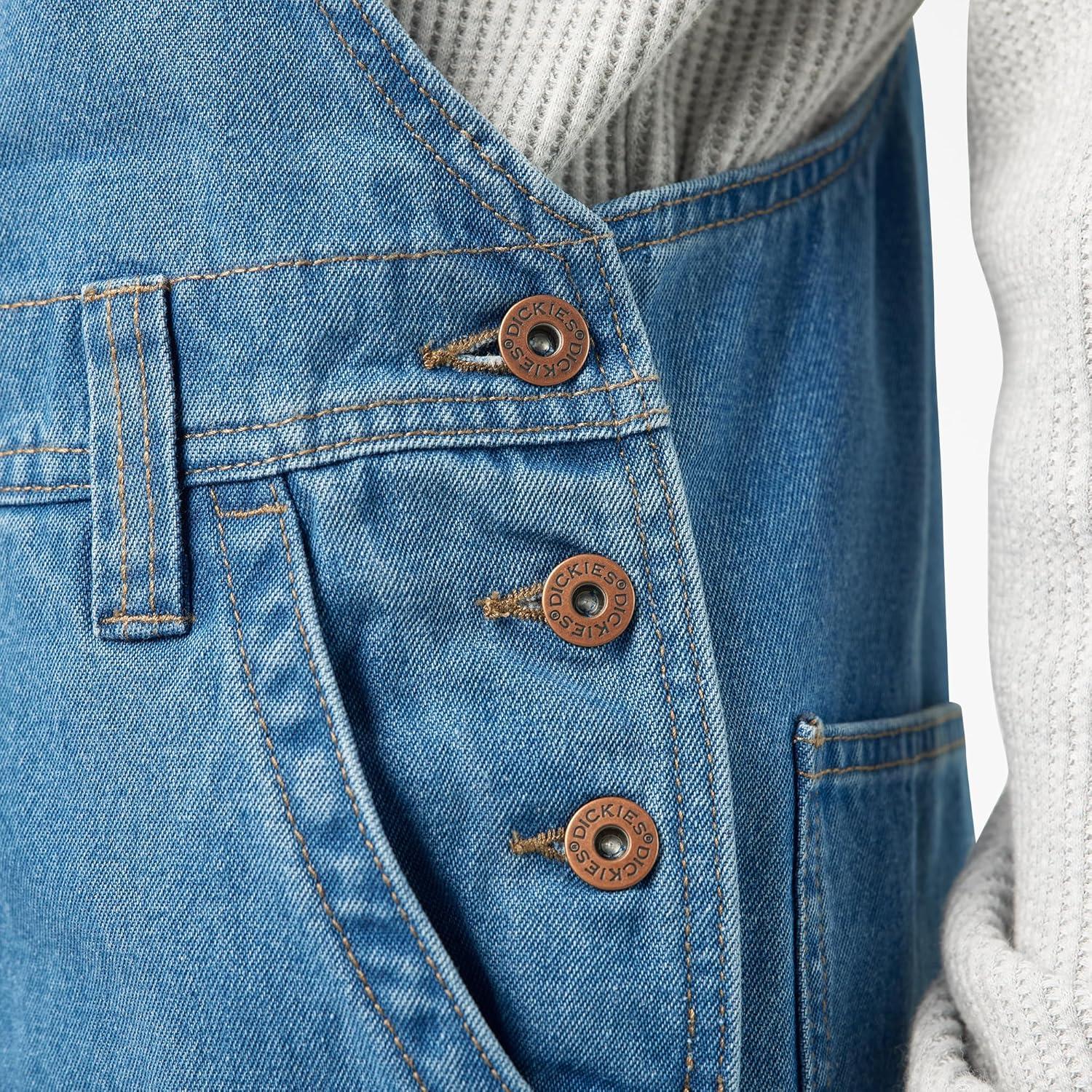 image:imageDickies Womens Denim Bib OverallBleach Wash