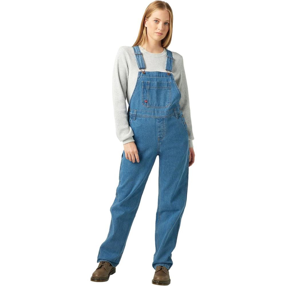 image:imageDickies Womens Denim Bib OverallBleach Wash