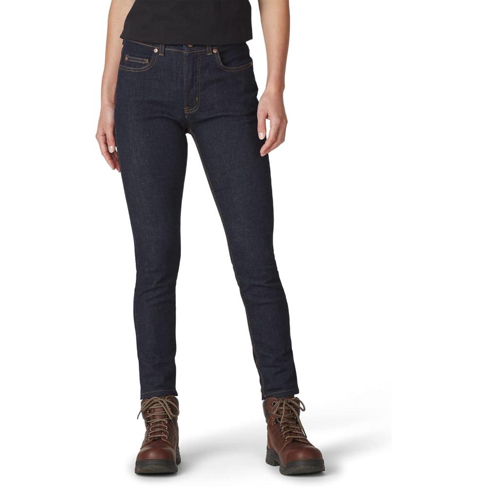 image:imageDickies Womens Perfect Shape Denim Jean Skinny StretchRinsed Indigo Blue