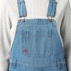 Dickies Women’s Denim Bib Overall(Bleach Wash)