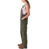 Dickies Women’s Denim Bib Overall(Rinsed Moss Green)